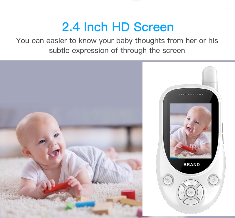 2.4 inch baby monitor HD baby monitor voice intercom wireless childcare device